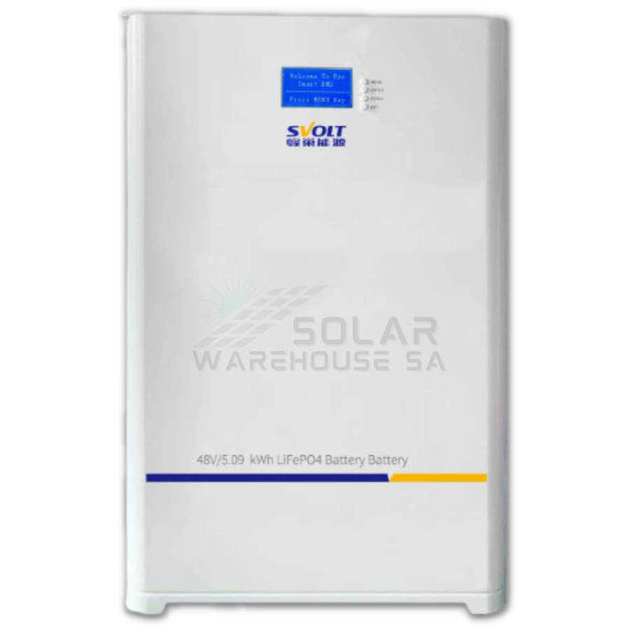 SVOLT 48V 106Ah 5.09 kWh A-Grade Wall Mount Lithium Battery