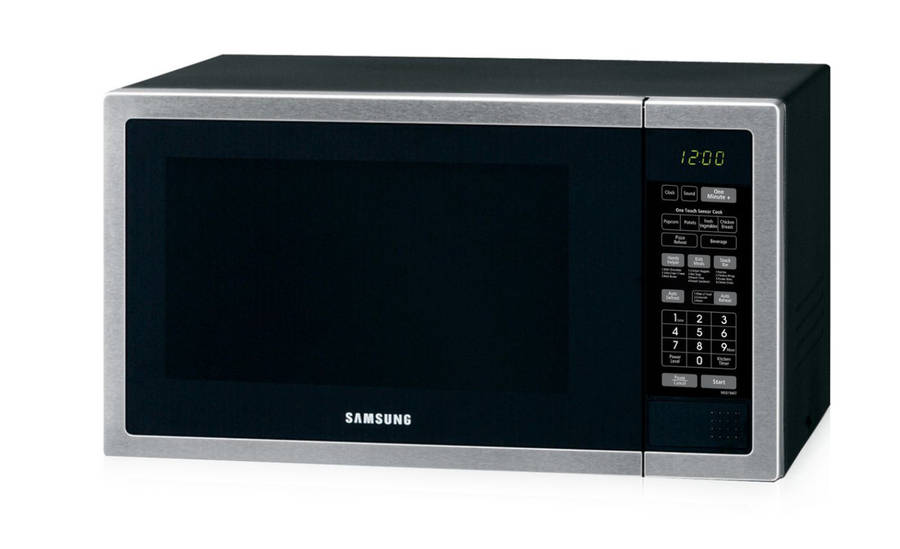 Samsung - 55L Microwave 1000W - Stainless Steel and Black