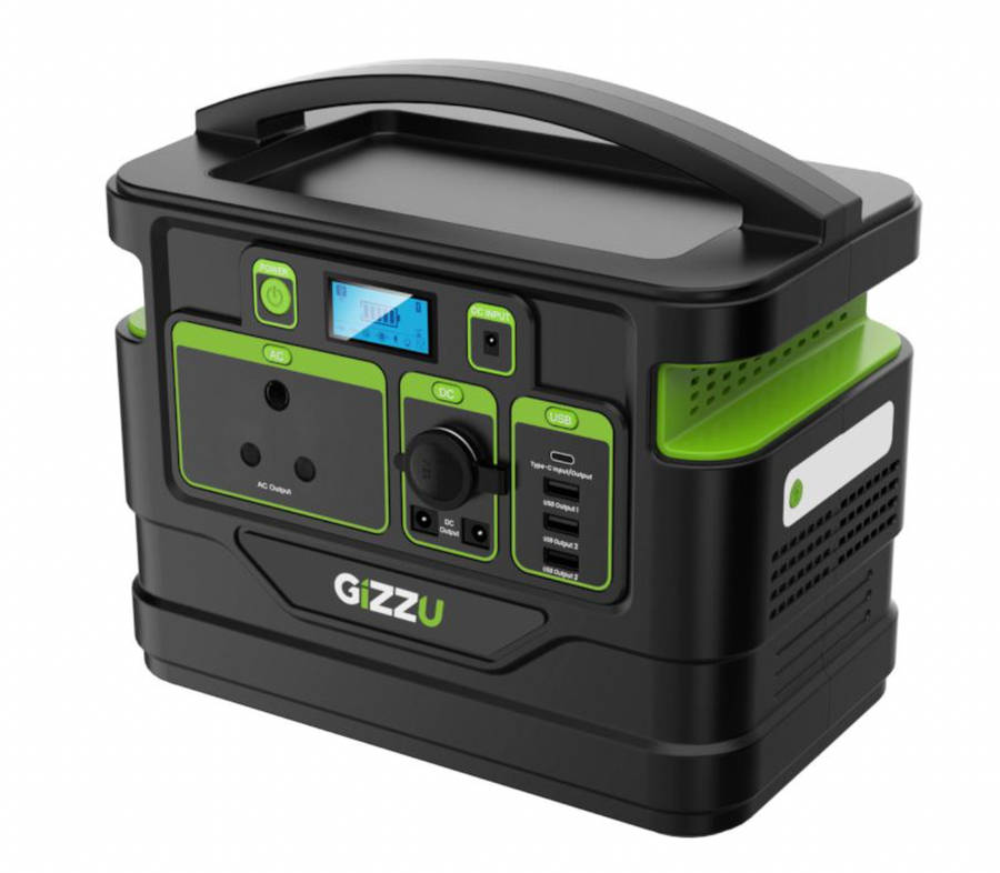 Gizzu 518Wh Portable Power Station 1 x 3 Prong SA Plug Point