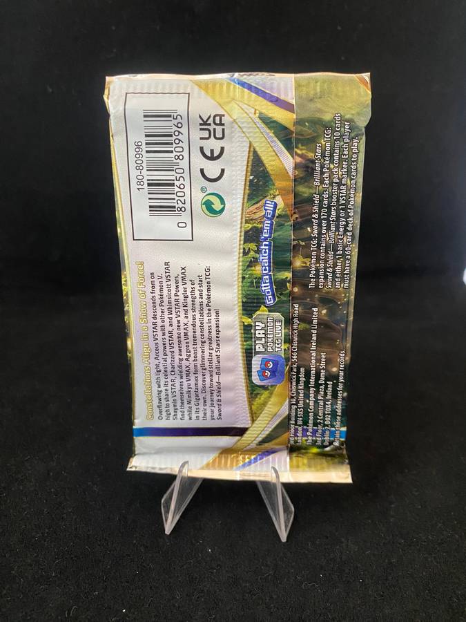 Pokémon - VINTAGE - SEALED - Sword and Shield Brilliant Stars - Whimsicott - Booster Pack