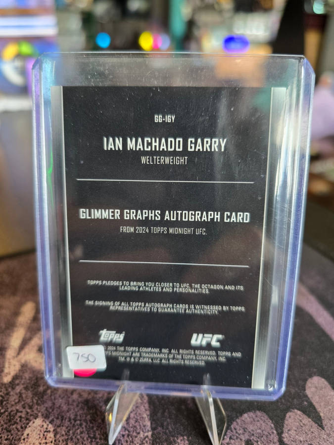 Topps Midnight UFC 2024 - Ian Machado Garry - Auto Base