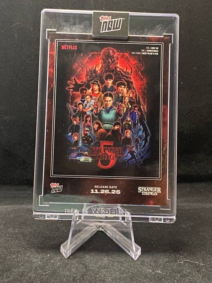 Topps Now 2025 - Stranger Things Season 5 - Netflix - STRA