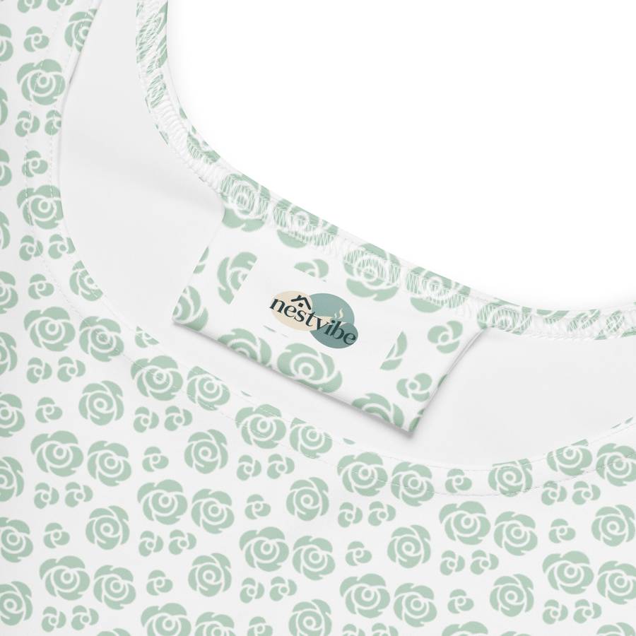 White Floral Skater Dress