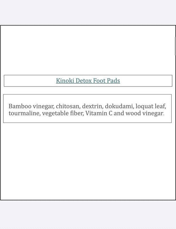 Kinoki Foot Patches