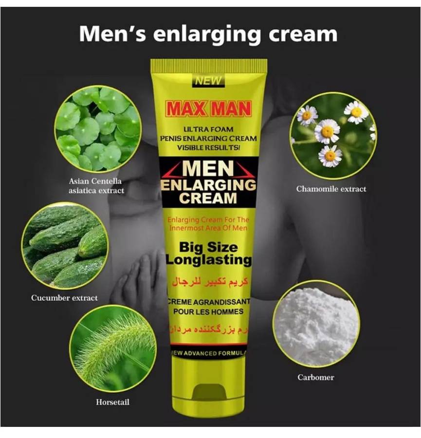 Original Men Enlargement Cream and Essential Oil For Extra Pleasure