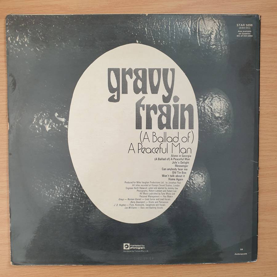 Gravy Train  (A Ballad Of) A Peaceful Man - Vinyl LP Record  (VG)