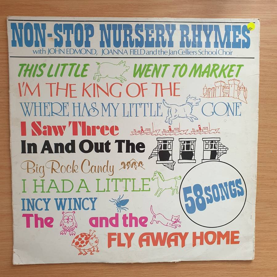 John Edmond, Joanna Field and the Jan Celliers School Choir - Non-Stop Nursery Rhymes  Vinyl L...