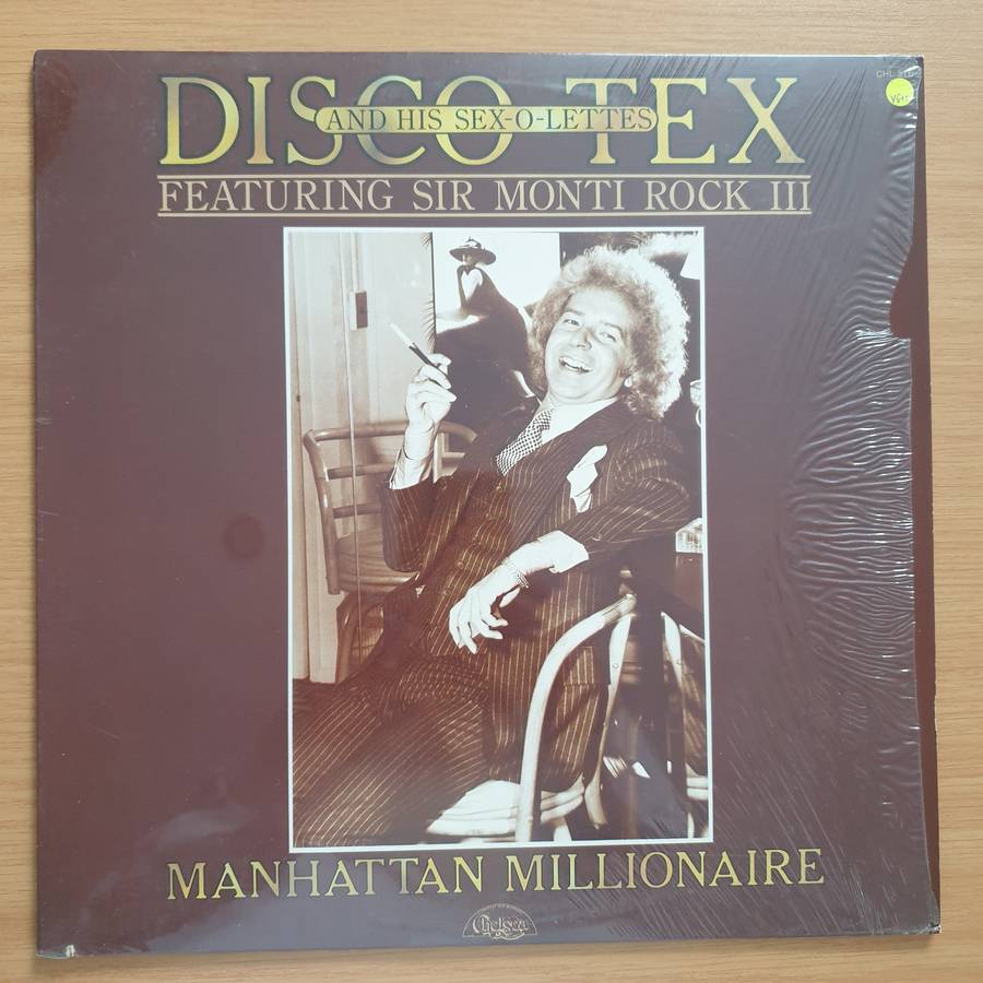 Disco Tex & His S-O-Lettes Featuring Sir Monti Rock III  Manhattan Millionaire - Vinyl LP Reco...