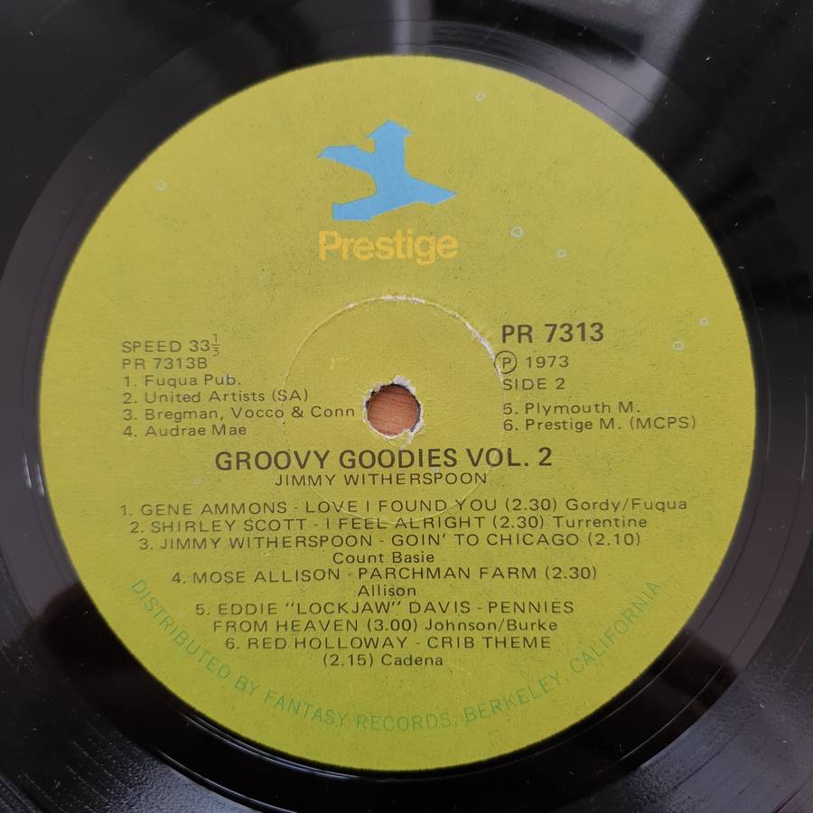 Groovy Goodies, Vol. 2 - Jimmy Witherspoon - Jazz - (Coltrane/McDuff/Burrel/Scott...) - Vinyl LP ...