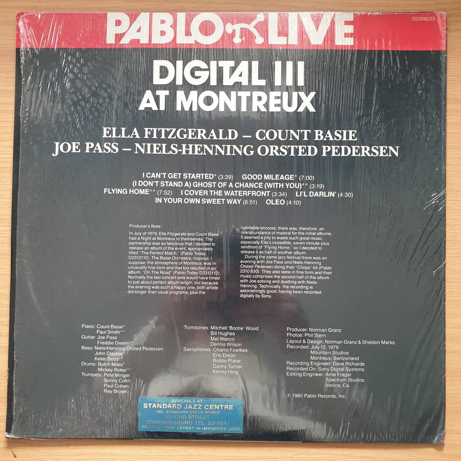 Digital III At Montreux - Ella Fitzgerald, Count Basie, Joe Pass, Niels-Henning Ørsted Pedersen ...