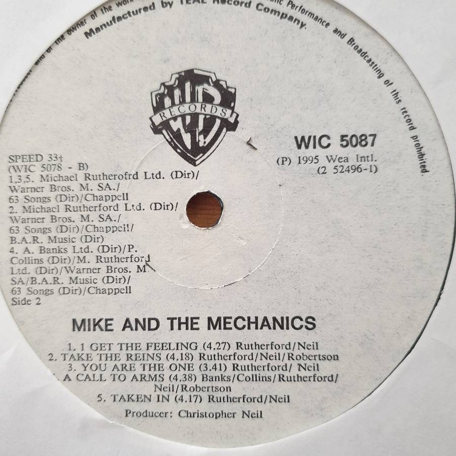 Mike + The Mechanics  Mike + The Mechanics - Vinyl LP Record - Very-Good+ (VG+)