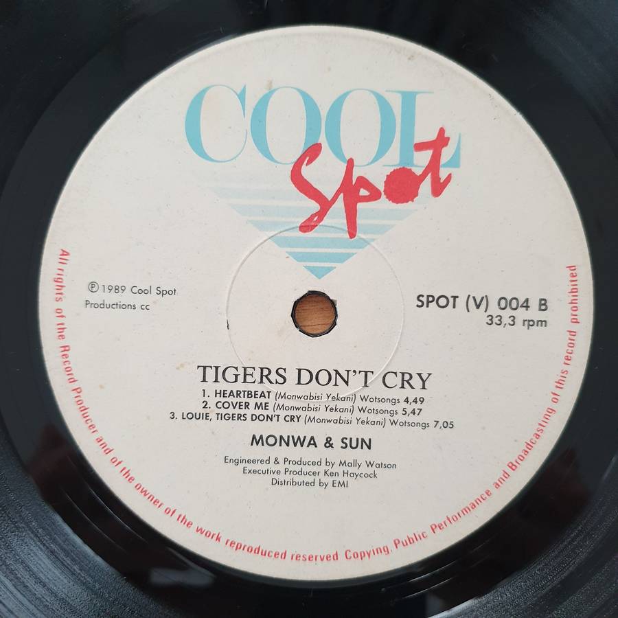 Monwa And Sun  Tigers Don't Cry - Vinyl LP Record  - Good Quality (G) (goood)