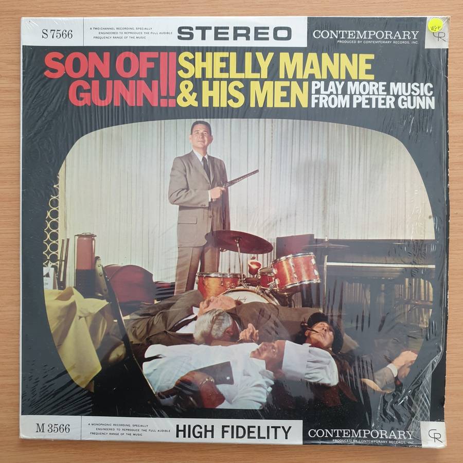 Shelly Manne & His Men  Play More Music From Peter Gunn: Son Of Gunn!! - Vinyl LP Record - Ver...