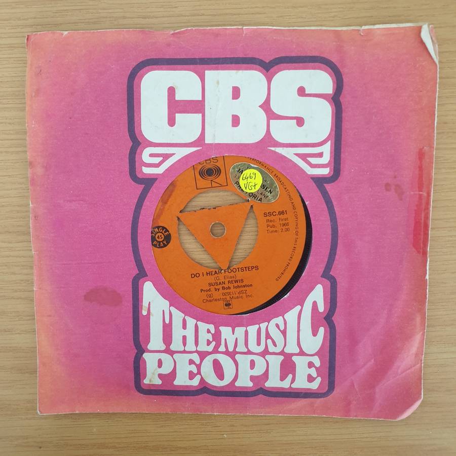 Susan Rewis  They Say You Found A New Baby / Do I Hear Footsteps (Rhodesia) - Vinyl 7" Record ...