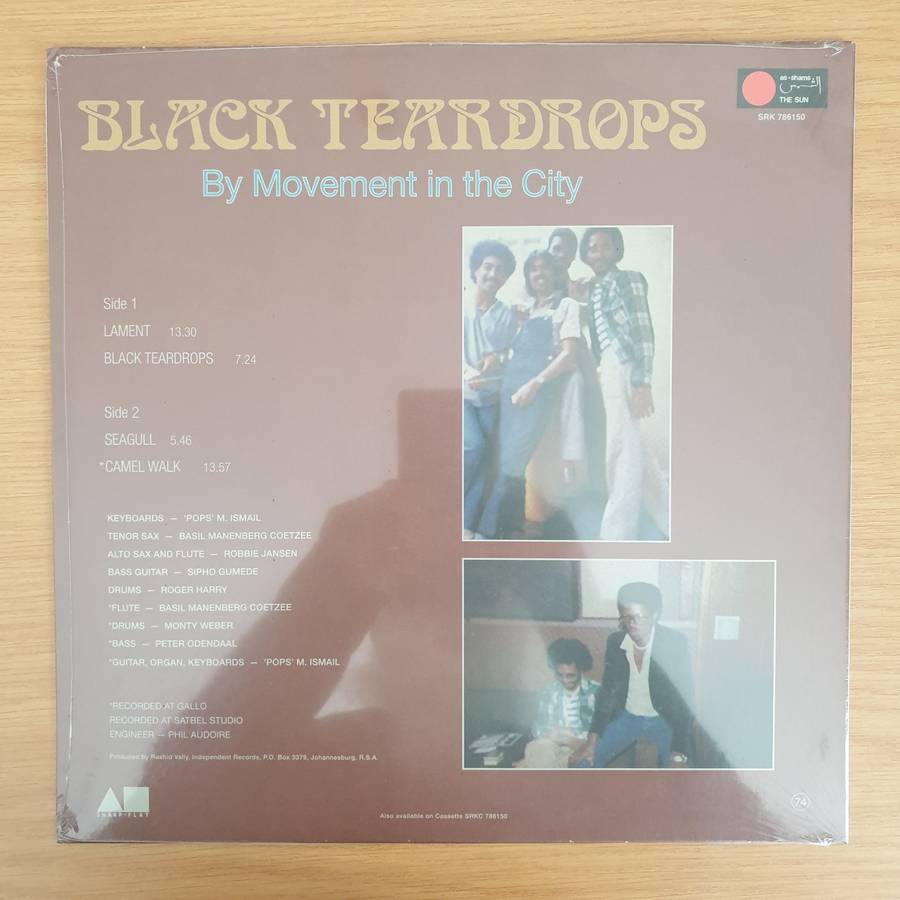 Movement In The City  Black Teardrops -  Vinyl LP Record - Sealed