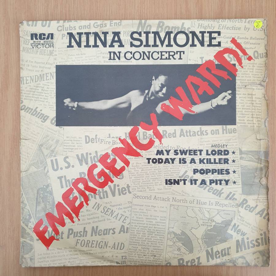 Nina Simone  Emergency Ward! (Nina Simone In Concert)  Vinyl LP Record - Very-Good- Qual...
