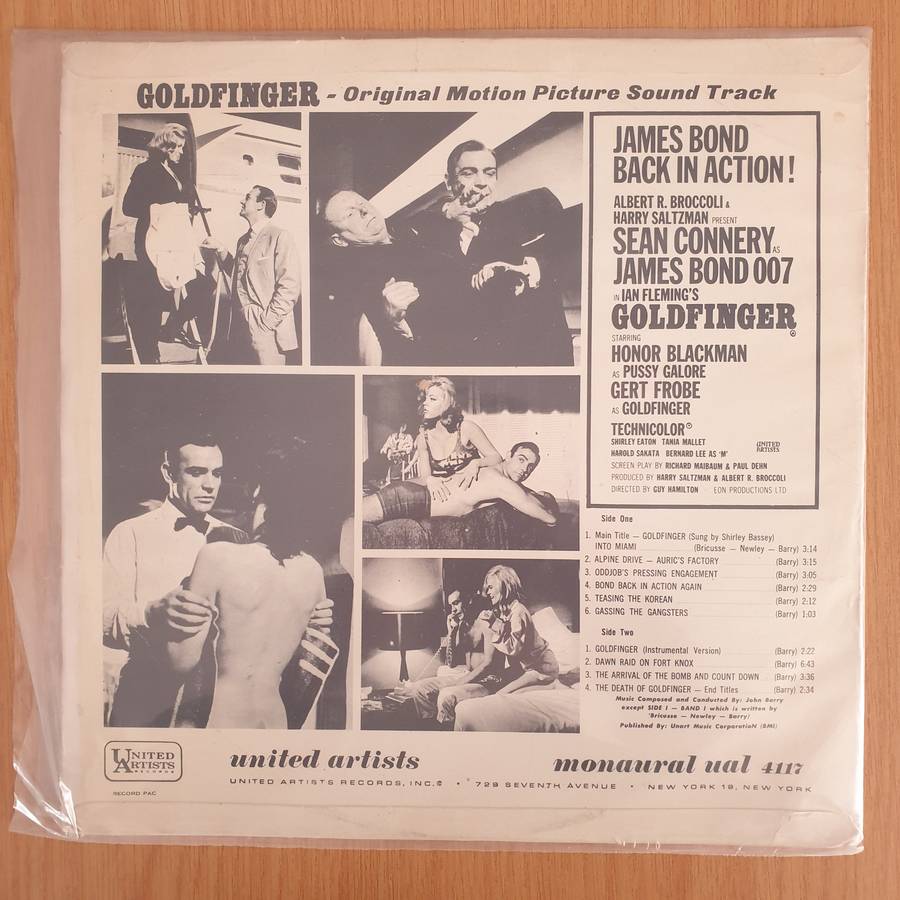 Goldfinger - Ian Fleming's James Bond 007 - John Barry  (Original Motion Picture Score)  Vi...