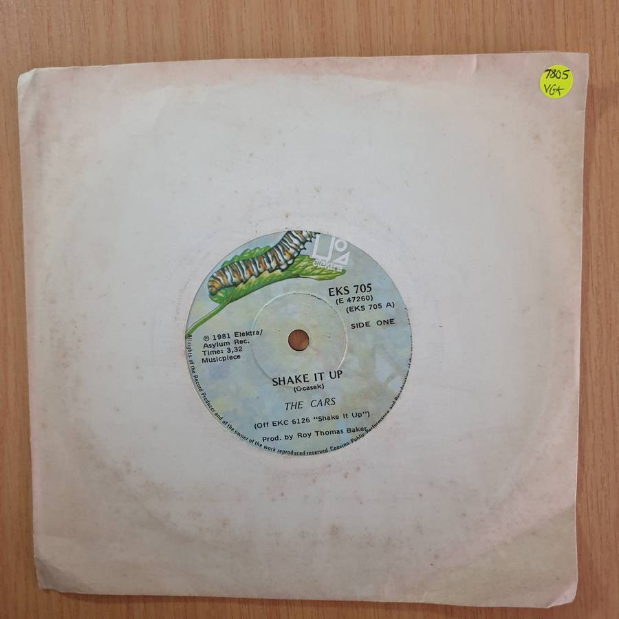 The Cars  Shake It Up - 7" Record - Very-Good+ Quality (VG+) (verygoodplus7) (DLB)