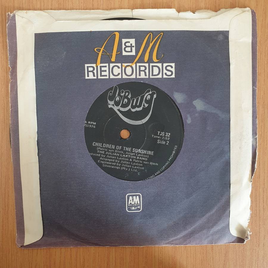 The Julian Laxton Band  Celebrate - 7" Vinyl Record  (VG+) (DLB)