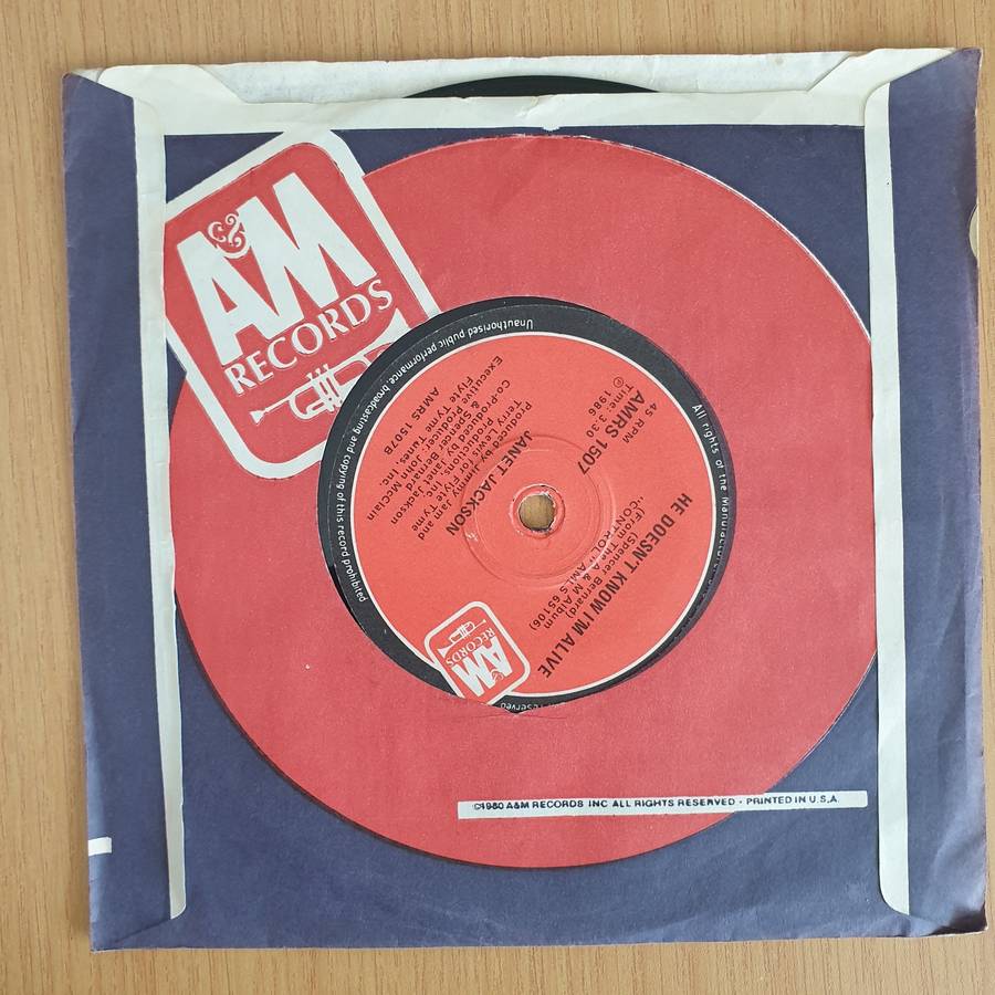 Janet Jackson  What Have You Done For Me Lately - 7" Vinyl Record  (VG+) (DLB)