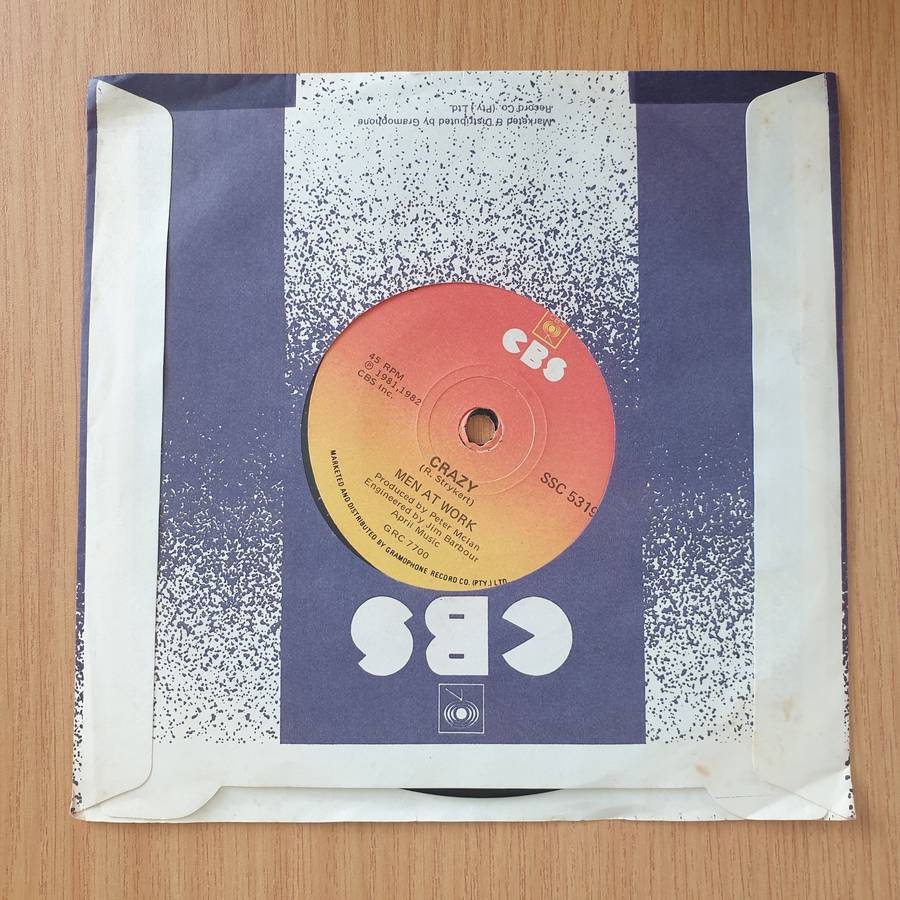 Men At Work  Down Under - 7" Vinyl Record  (VG+) (DLB)
