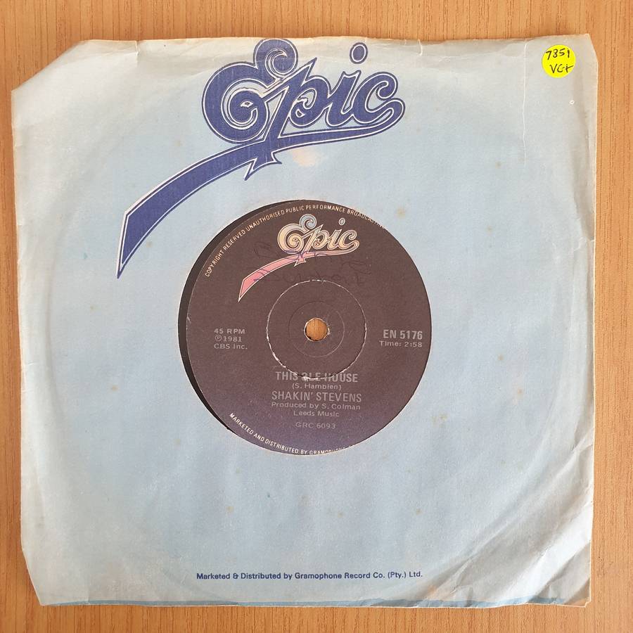 Shakin' Stevens  This Ole House - Vinyl 7" Record (VG+)