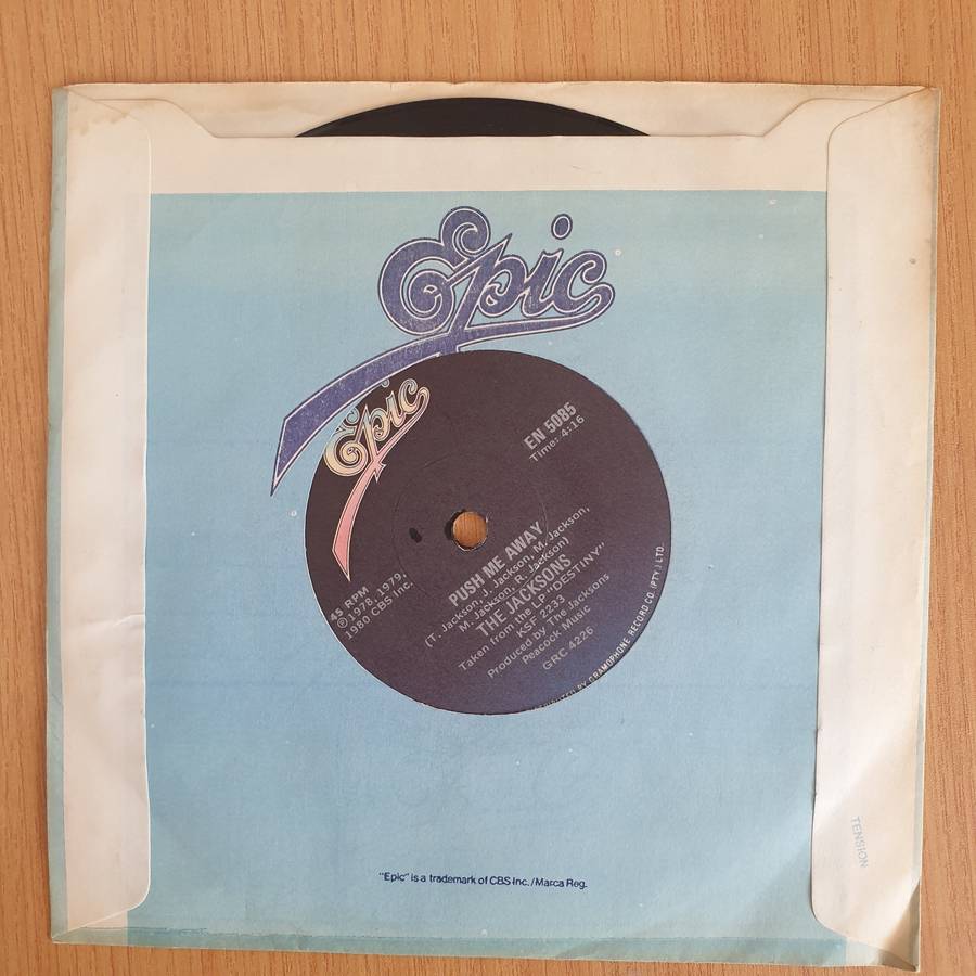 Michael Jackson  She's Out Of My Life - Vinyl 7 Record  (VG+) (Aryeh)