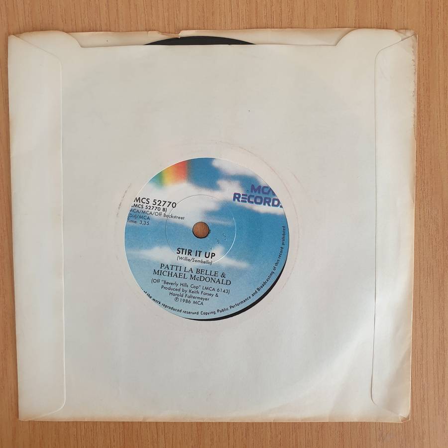 Patti LaBelle And Michael McDonald  On My Own - Vinyl 7 Record  (VG+) (Aryeh)