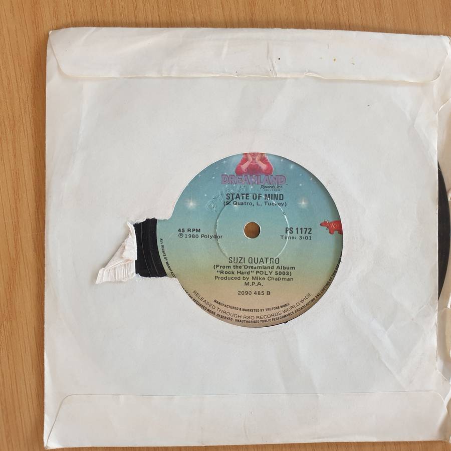 Suzi Quatro  Rock Hard - Vinyl 7" Record  (VG+)