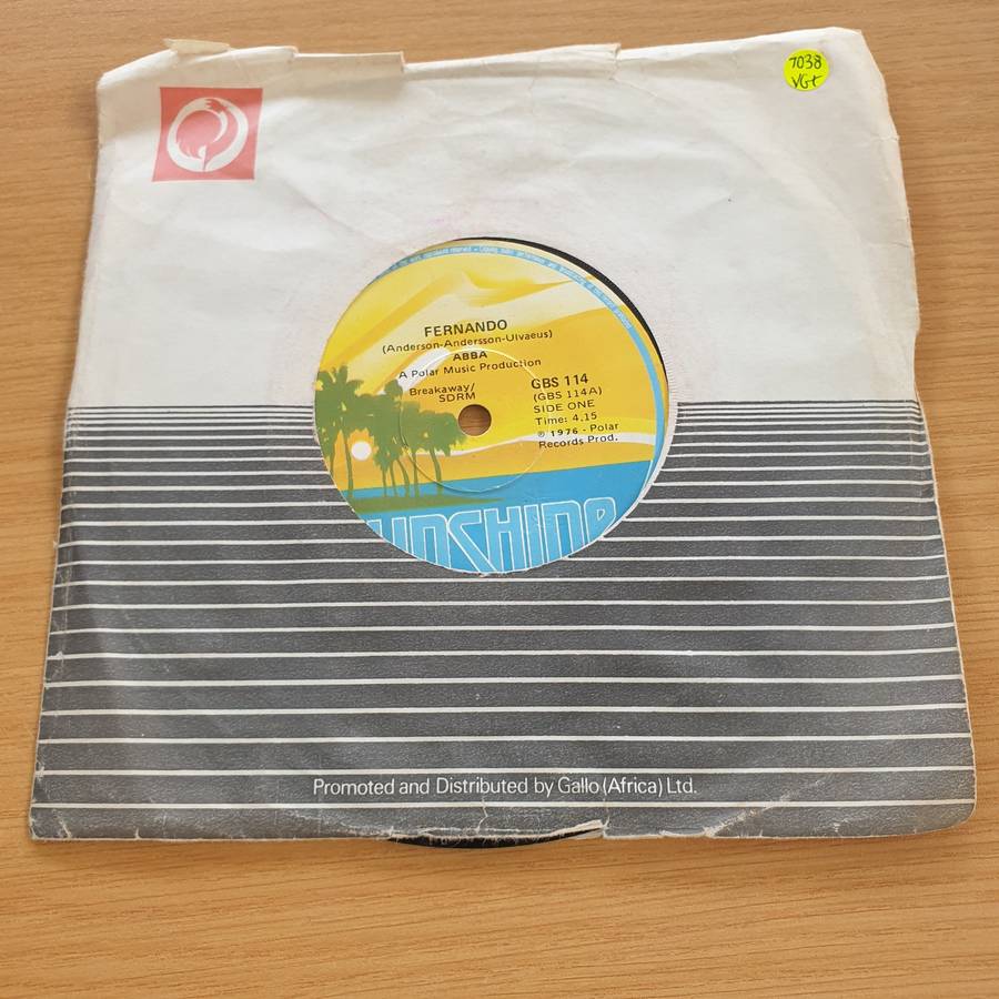 ABBA  Fernando - Vinyl 7 Record  (VG+)