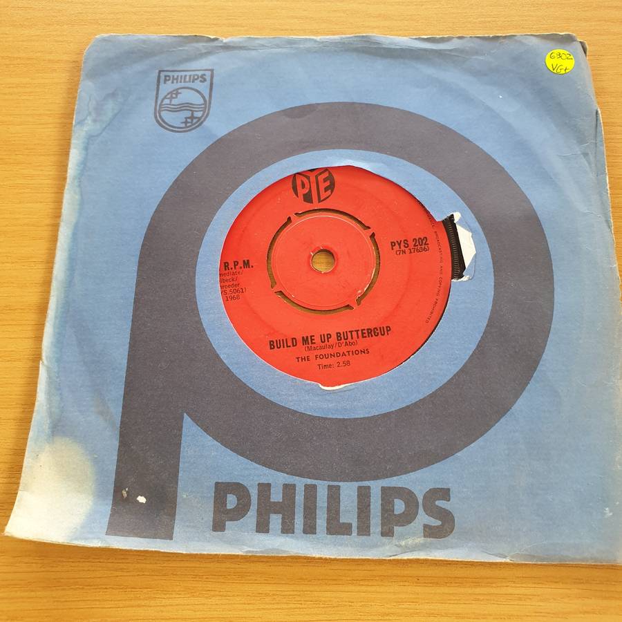 The Foundations  Build Me Up Buttercup - Vinyl 7" Record (VG+)