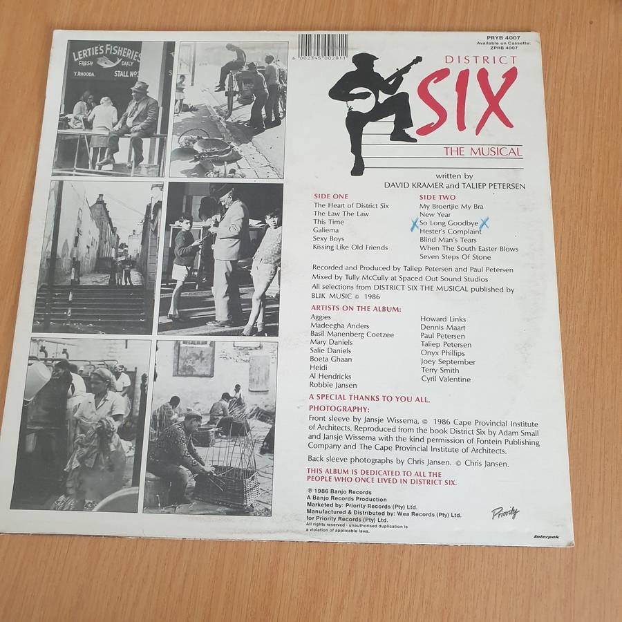 District Six - The Musical - David Kramer And Taliep Petersen - Vinyl LP Record - Very-Good+ Qual...