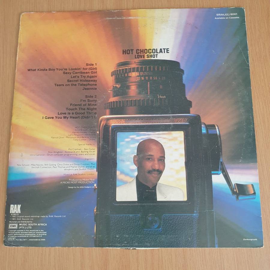 Hot Chocolate  Love Shot - Vinyl LP Record - Very-Good+ Quality (VG+) (verygoodplus)
