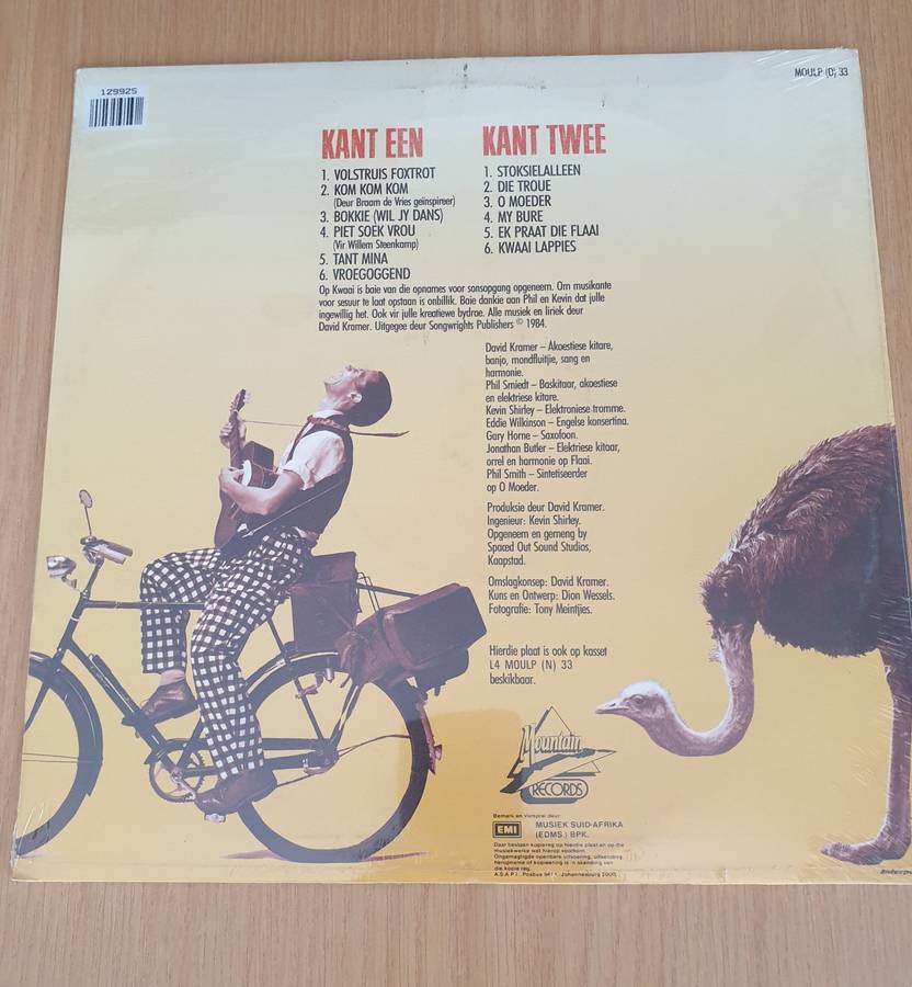 David Kramer  Kwaai - Vinyl LP Record - Sealed