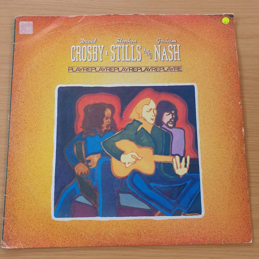 Crosby, Stills & Nash  Replay - Vinyl LP Record  (VG+)