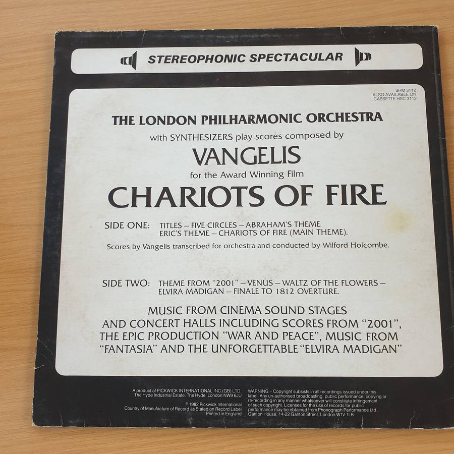 Vangelis - Chariots Of Fire (And Other Award Winning Scores ) - London Philharmonic Orchestra ...