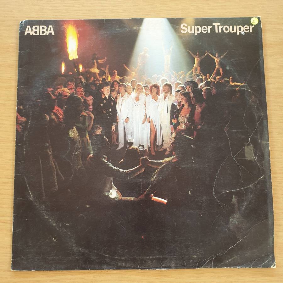ABBA  SuperTrouper   Vinyl LP Record  (VG) (super trouper)