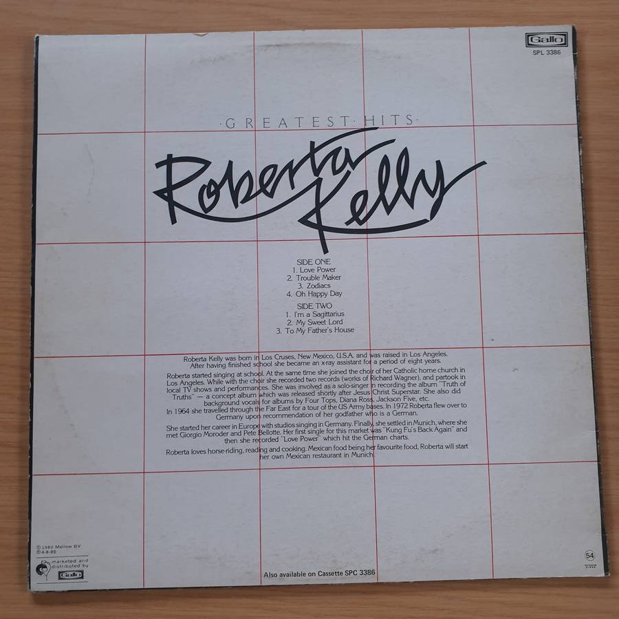 Roberta Kelly  Greatest Hits - Vinyl LP Record (VG+) (D)