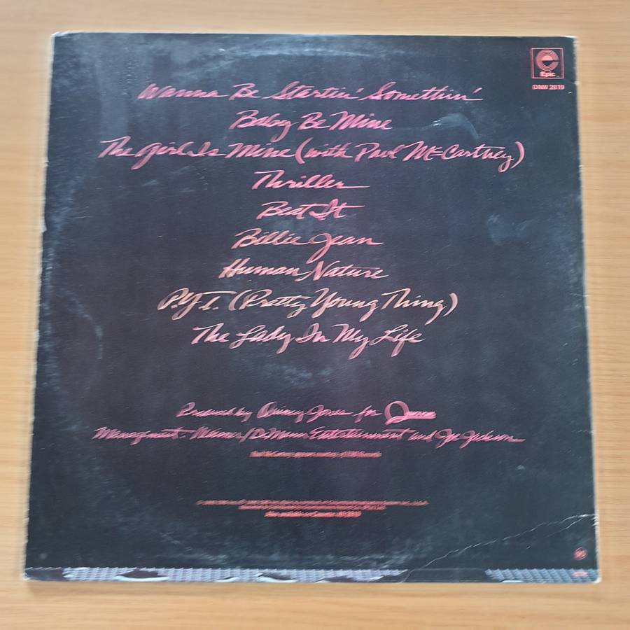 Michael Jackson  Thriller -  Vinyl LP Record (VG)