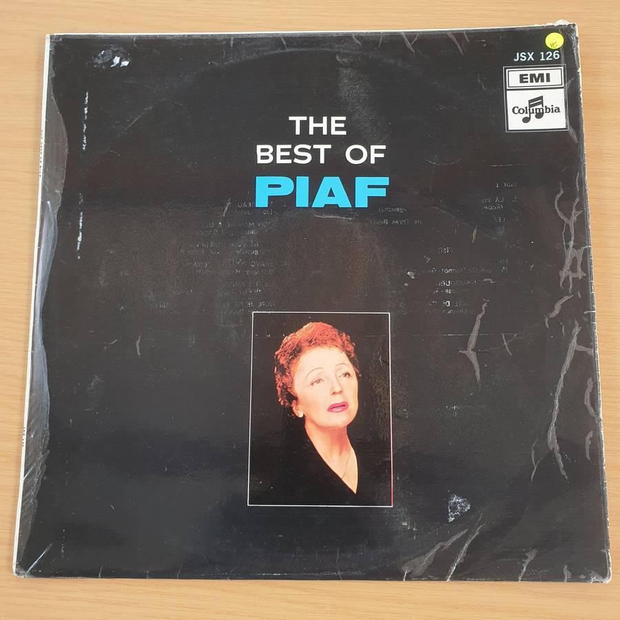 Edith Piaf - The Best of (126) - Vinyl LP Record (VG+)