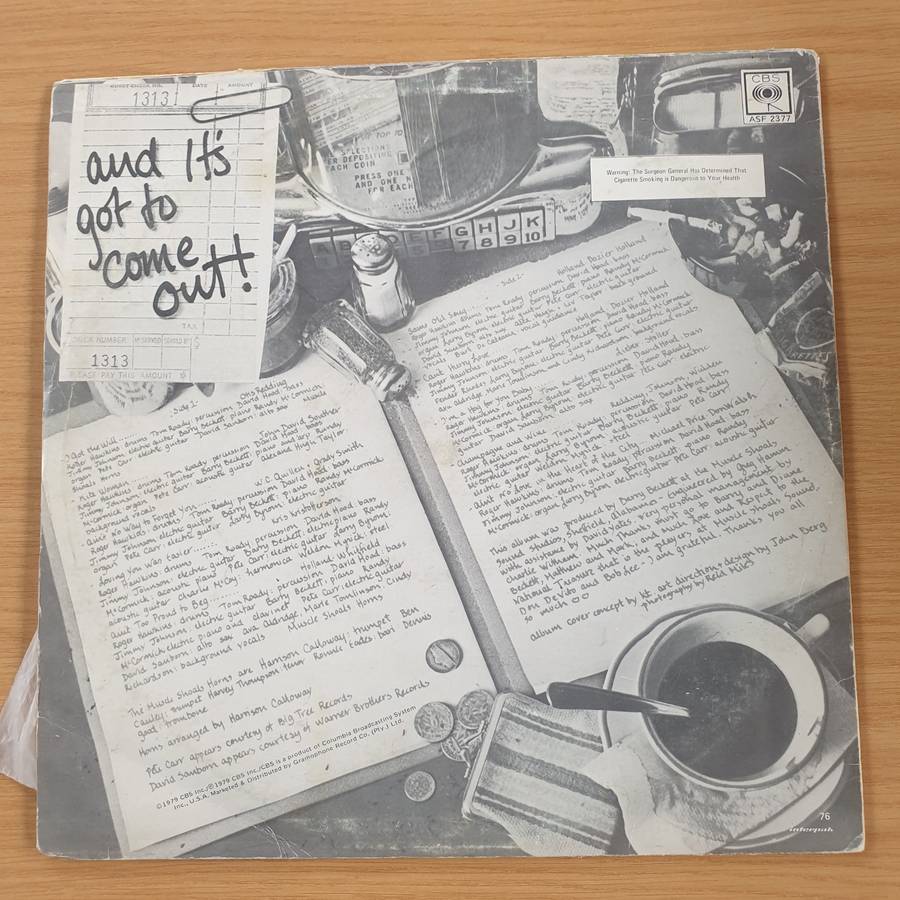 Kate Taylor  It's In There - And It's Got To Come Out!  - Vinyl LP Record (VG+)