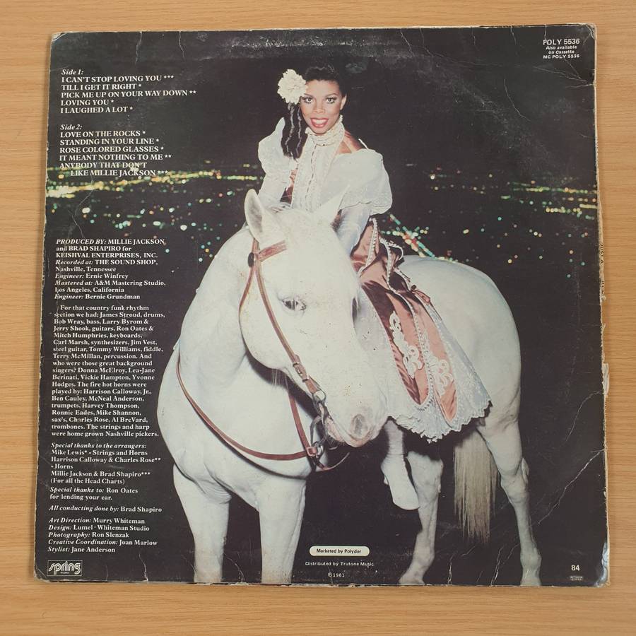 Millie Jackson  Just A Lil' Bit Country  - Vinyl LP Record (VG)