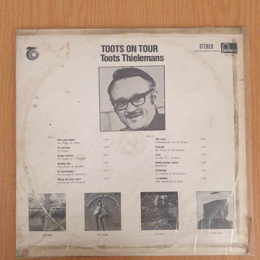 Toots Thielemans  Toots On Tour - Vinyl LP Record (VG)