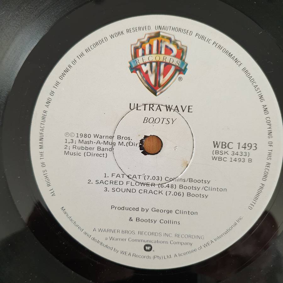 Bootsy  Ultra Wave - Vinyl LP Record (VG+)