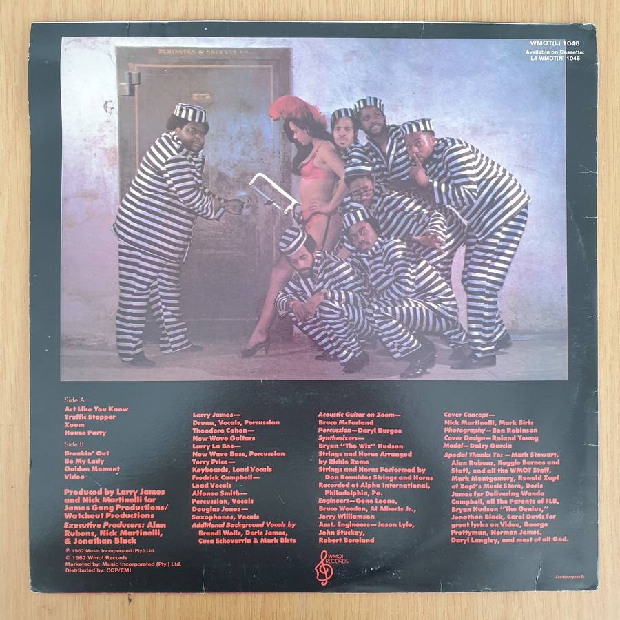 Fat Larry's Band  Breakin' Out  - Vinyl LP Record (VG+)