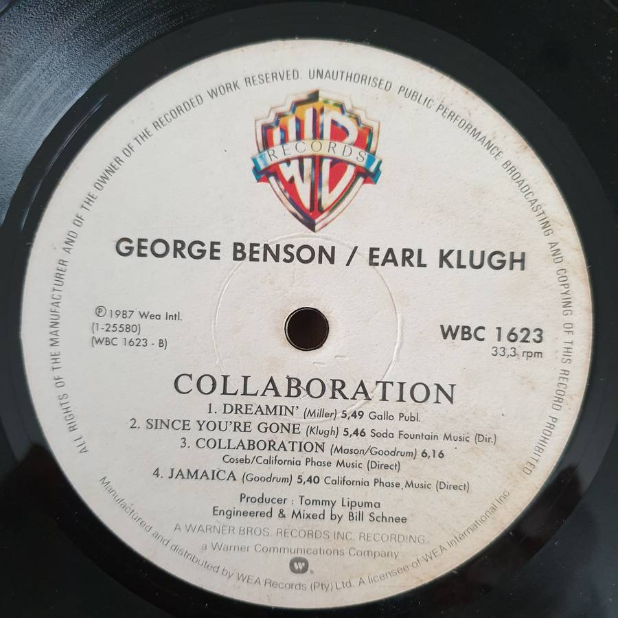 George Benson / Earl Klugh  Collaboration - Vinyl LP Record (VG+)