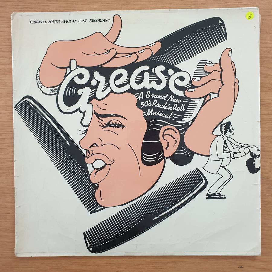 Grease - Original South African Cast Recording  Vinyl LP Record  (VG-)