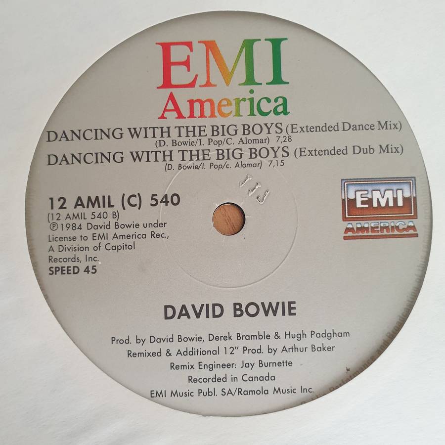 David Bowie  Blue Jean  Vinyl LP Record (VG+)