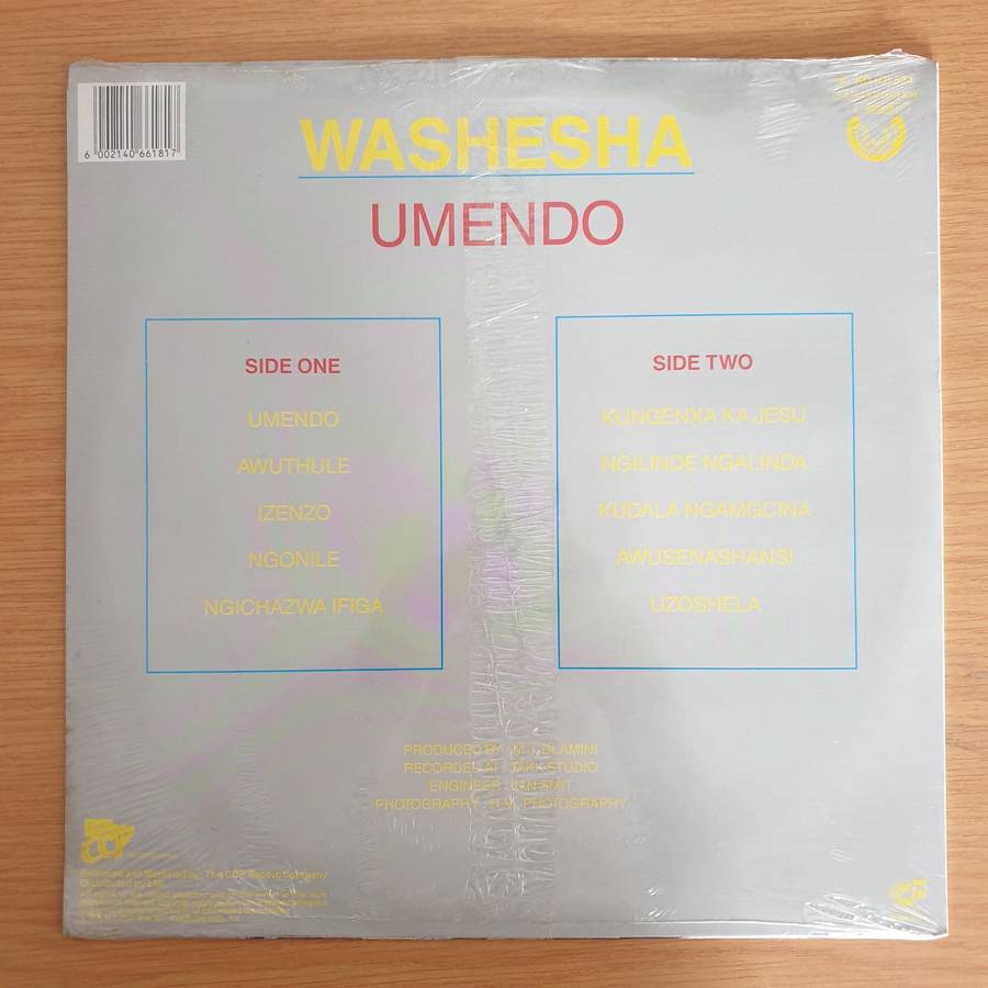 Washesha  Umendo  -  Vinyl LP Record - Sealed