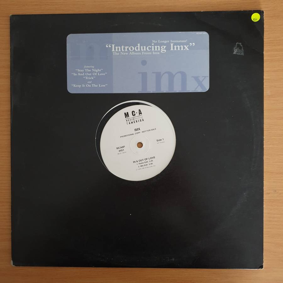 IMX  In & Out Of Love  Promotional Copy - Vinyl LP Record (VG+)